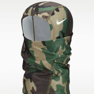 Nike Pro Therma-Fit Hyperwarm Hood Football Green Camouflage One Size NEW IN BOX